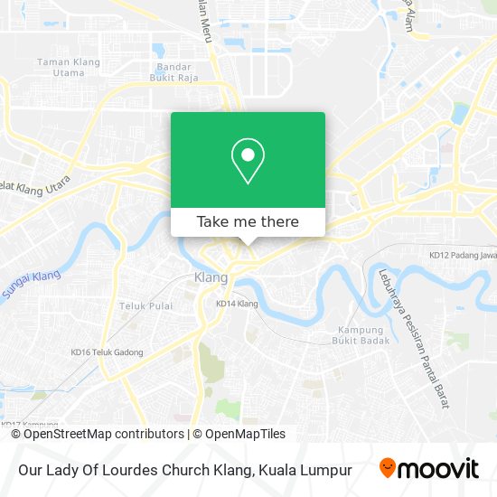 Our Lady Of Lourdes Church Klang map