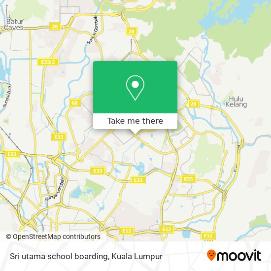 Sri utama school boarding map