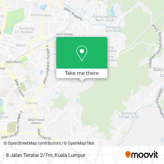 8 Jalan Teratai 2/7m map