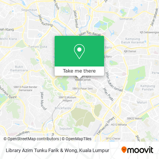 Peta Library Azim Tunku Farik & Wong