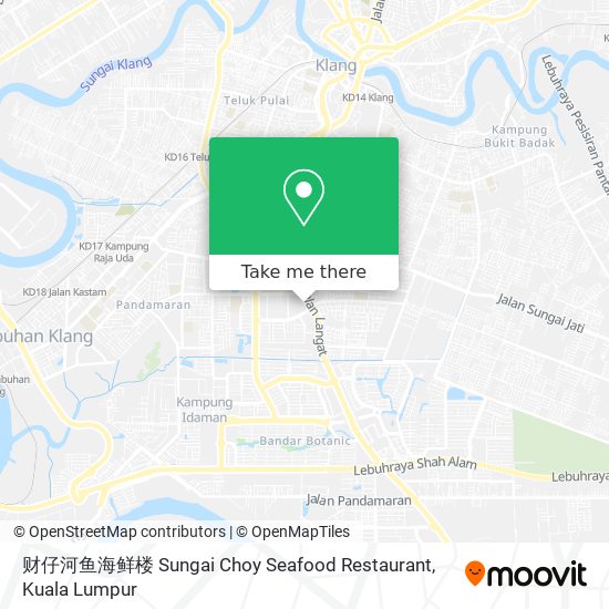 财仔河鱼海鲜楼 Sungai Choy Seafood Restaurant map