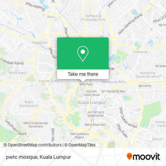 pwtc mosque map