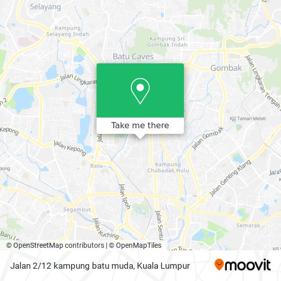 Jalan 2/12 kampung batu muda map