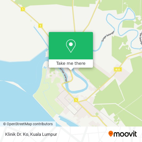 Klinik Dr. Ko map