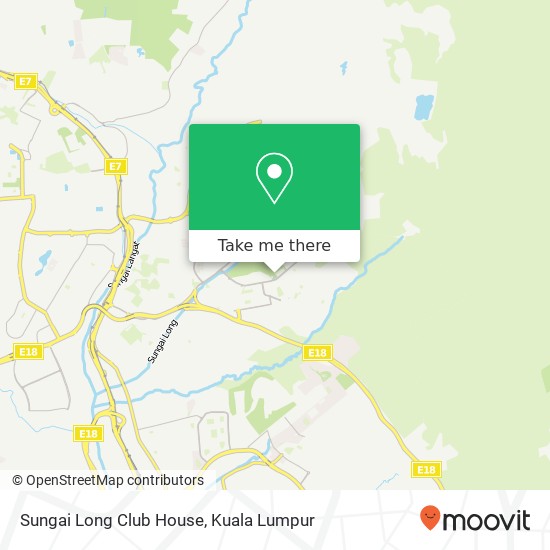 Sungai Long Club House map