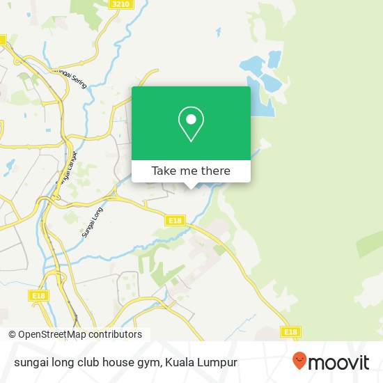 sungai long club house gym map