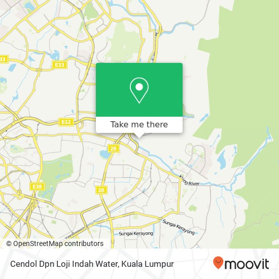 Cendol Dpn Loji Indah Water map