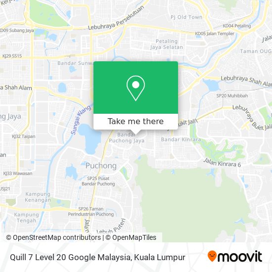 Quill 7 Level 20 Google Malaysia map