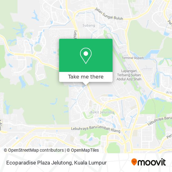 Peta Ecoparadise Plaza Jelutong