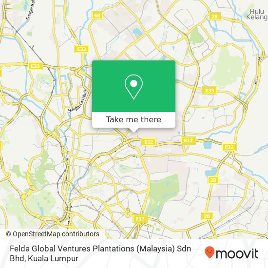 Felda Global Ventures Plantations (Malaysia) Sdn Bhd map