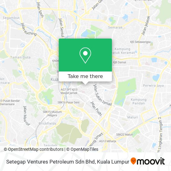 Peta Setegap Ventures Petroleum Sdn Bhd