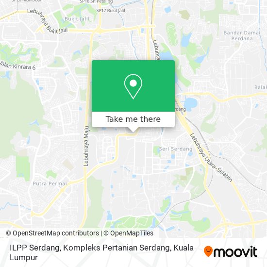 Peta ILPP Serdang, Kompleks Pertanian Serdang