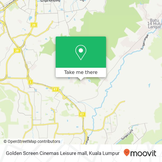 Golden Screen Cinemas  Leisure mall map