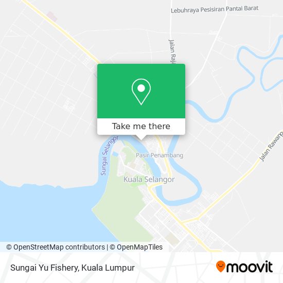 Sungai Yu Fishery map