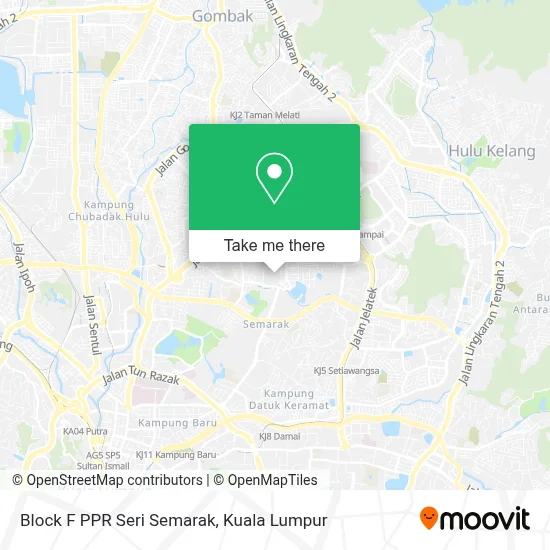 Block F PPR Seri Semarak map