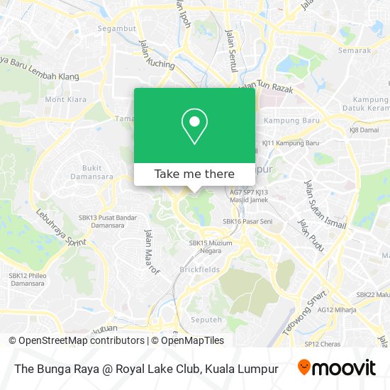The Bunga Raya @ Royal Lake Club map