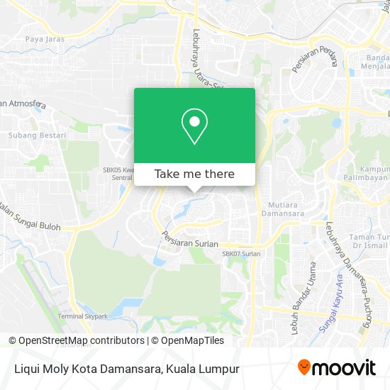 Liqui Moly Kota Damansara map