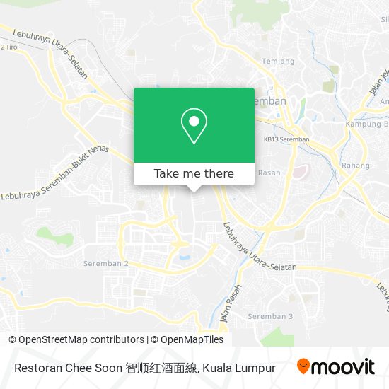 Restoran Chee Soon 智顺红酒面線 map
