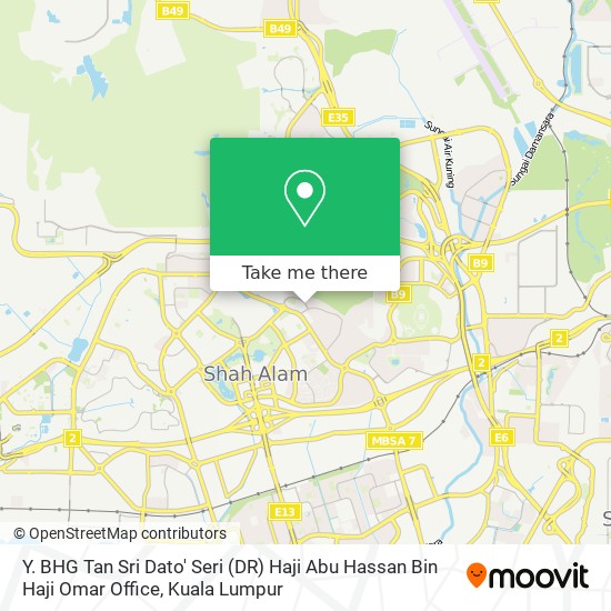 How To Get To Y Bhg Tan Sri Dato Seri Dr Haji Abu Hassan Bin Haji Omar Office In Shah Alam By Bus Or Mrt Lrt Moovit