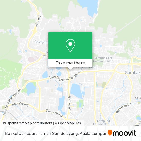 Basketball court Taman Seri Selayang map
