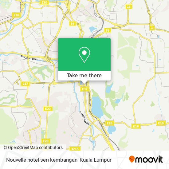 Nouvelle hotel seri kembangan map