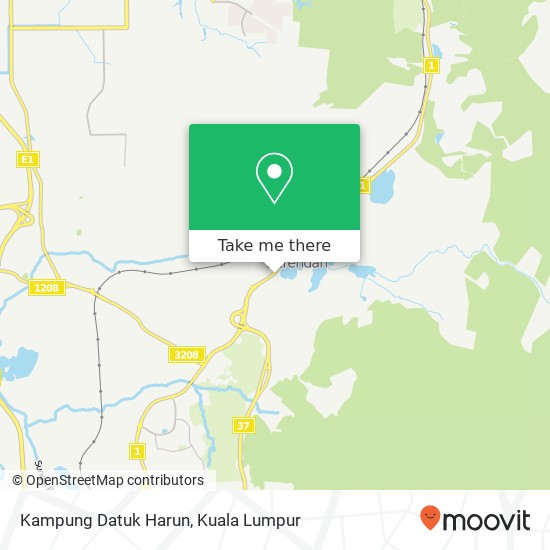 Kampung Datuk Harun map