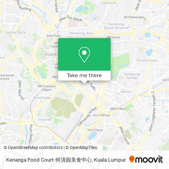 Peta Kenanga Food Court-何清园美食中心