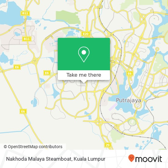 Nakhoda Malaya Steamboat map