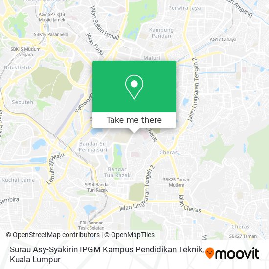 Surau Asy-Syakirin IPGM Kampus Pendidikan Teknik map