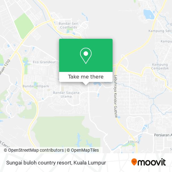 Peta Sungai buloh country resort