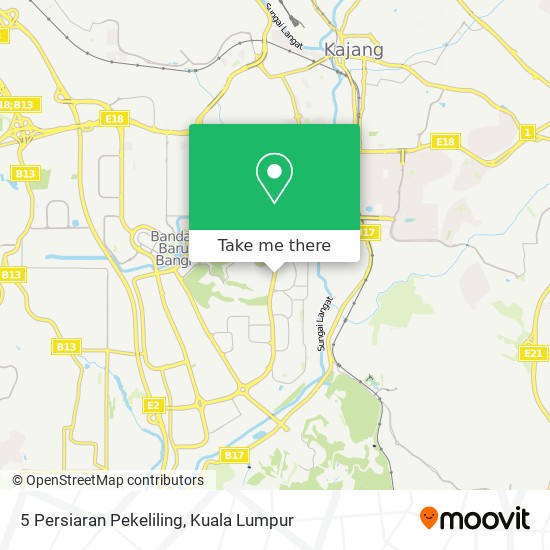 5 Persiaran Pekeliling map