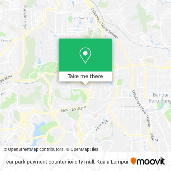 car park payment counter ioi city mall map
