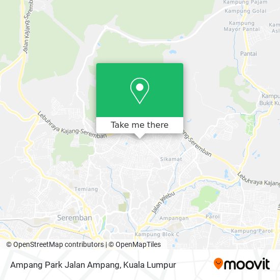 Peta Ampang Park Jalan Ampang