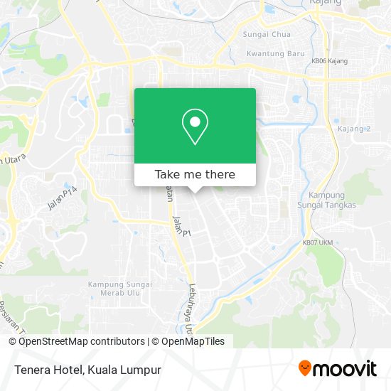 Tenera Hotel map