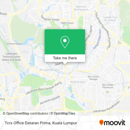 Tcrs Office Dataran Prima map