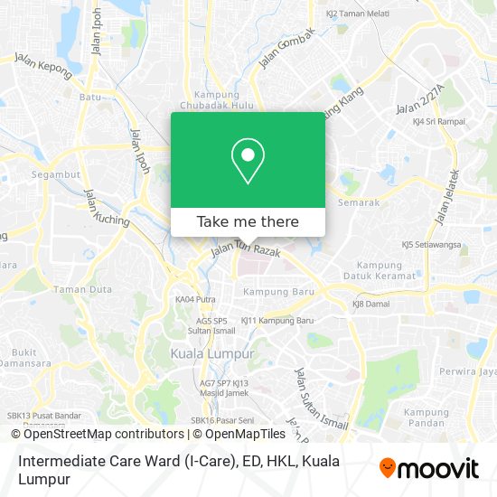 Peta Intermediate Care Ward (I-Care), ED, HKL
