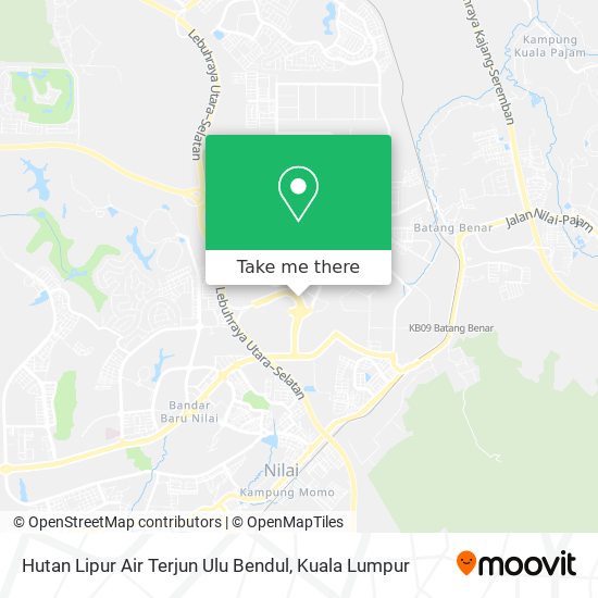 Hutan Lipur Air Terjun Ulu Bendul map