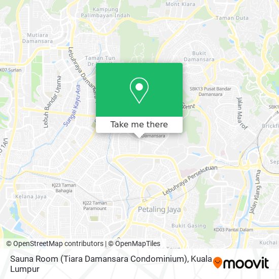 Sauna Room (Tiara Damansara Condominium) map