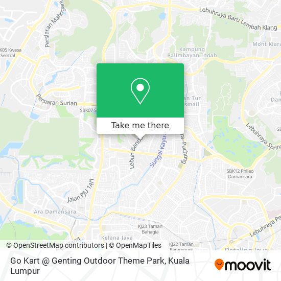 Go Kart @ Genting Outdoor Theme Park map