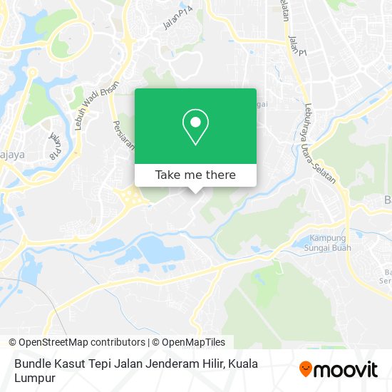 Bundle Kasut Tepi Jalan Jenderam Hilir map