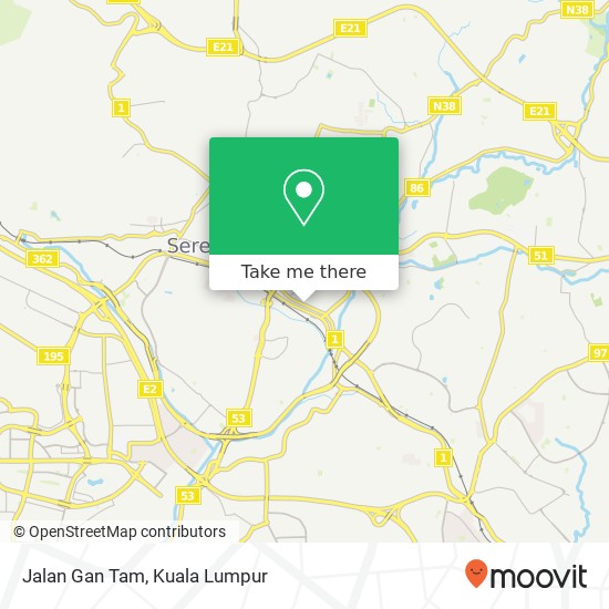 Jalan Gan Tam map