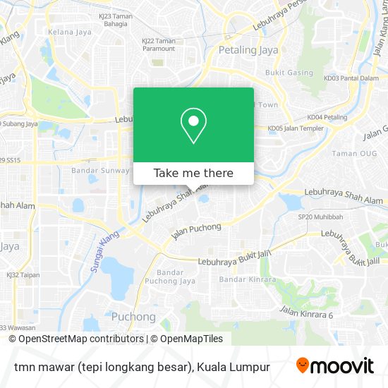 Peta tmn mawar (tepi longkang besar)