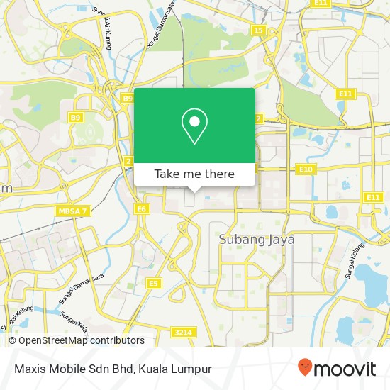 Maxis Mobile Sdn Bhd map