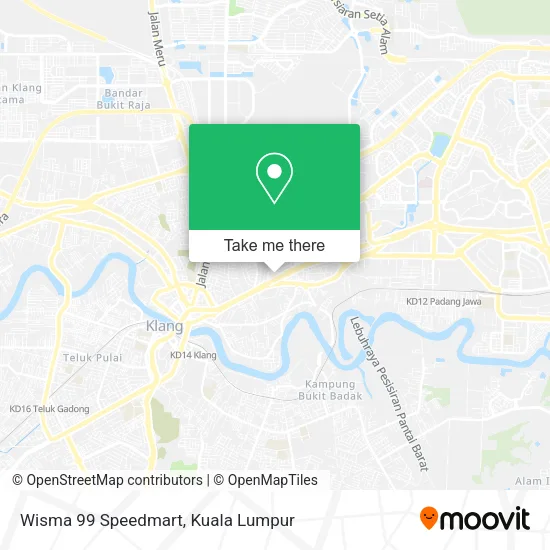 Peta Wisma 99 Speedmart