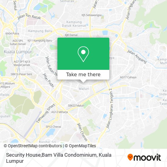 Security House,Bam Villa Condominium map