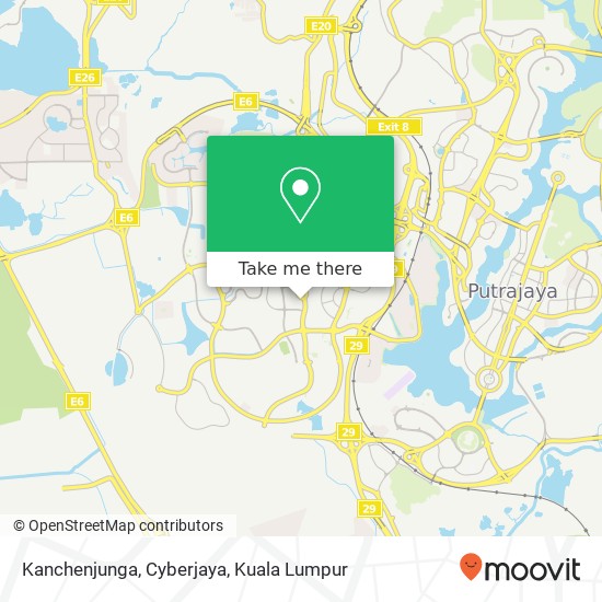 Kanchenjunga, Cyberjaya map