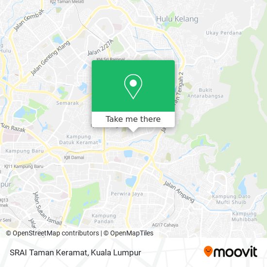 Peta SRAI Taman Keramat