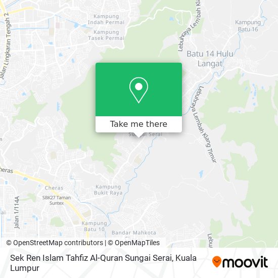 Peta Sek Ren Islam Tahfiz Al-Quran Sungai Serai