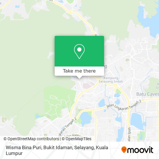 Wisma Bina Puri, Bukit Idaman, Selayang map