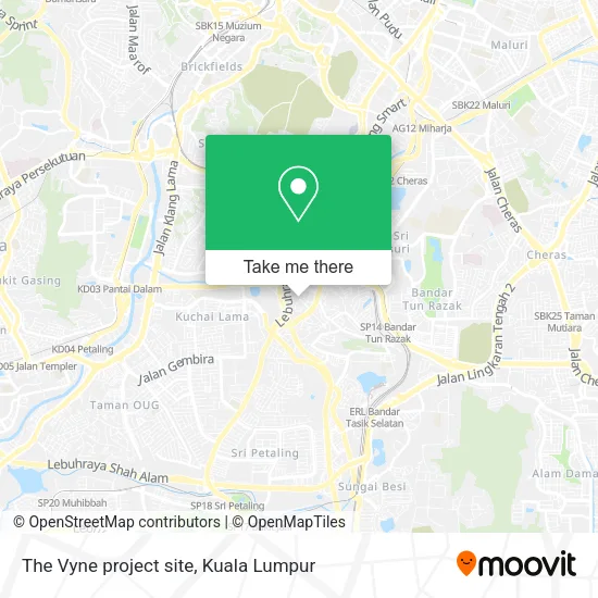 The Vyne project site map
